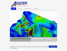 Tablet Screenshot of acutekservices.com